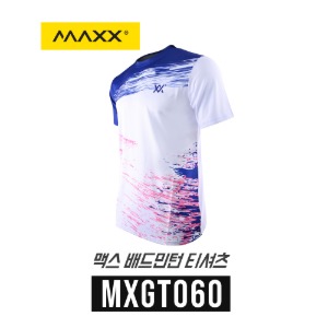 맥스 MXFT060 남녀공용 반팔티셔츠 배드민턴의류